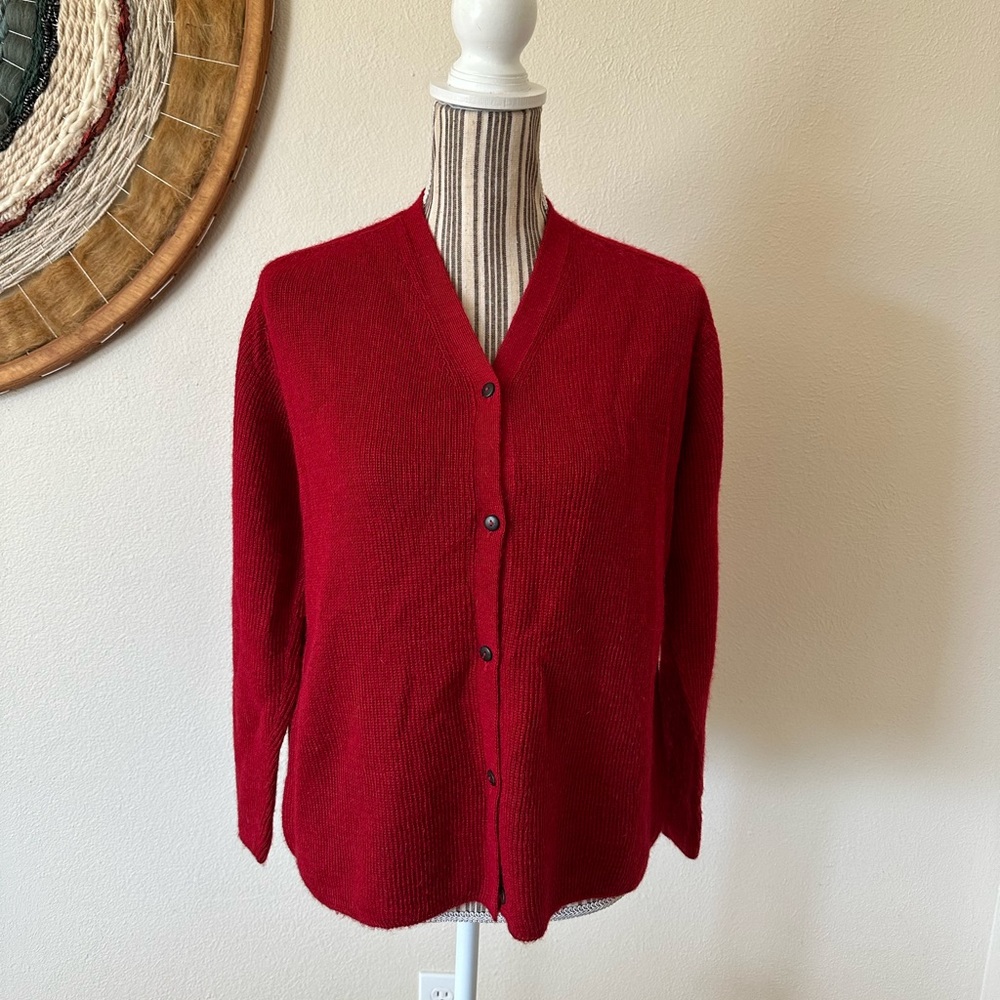 America's Alpaca Cardigan Sweater Woman's Medium
